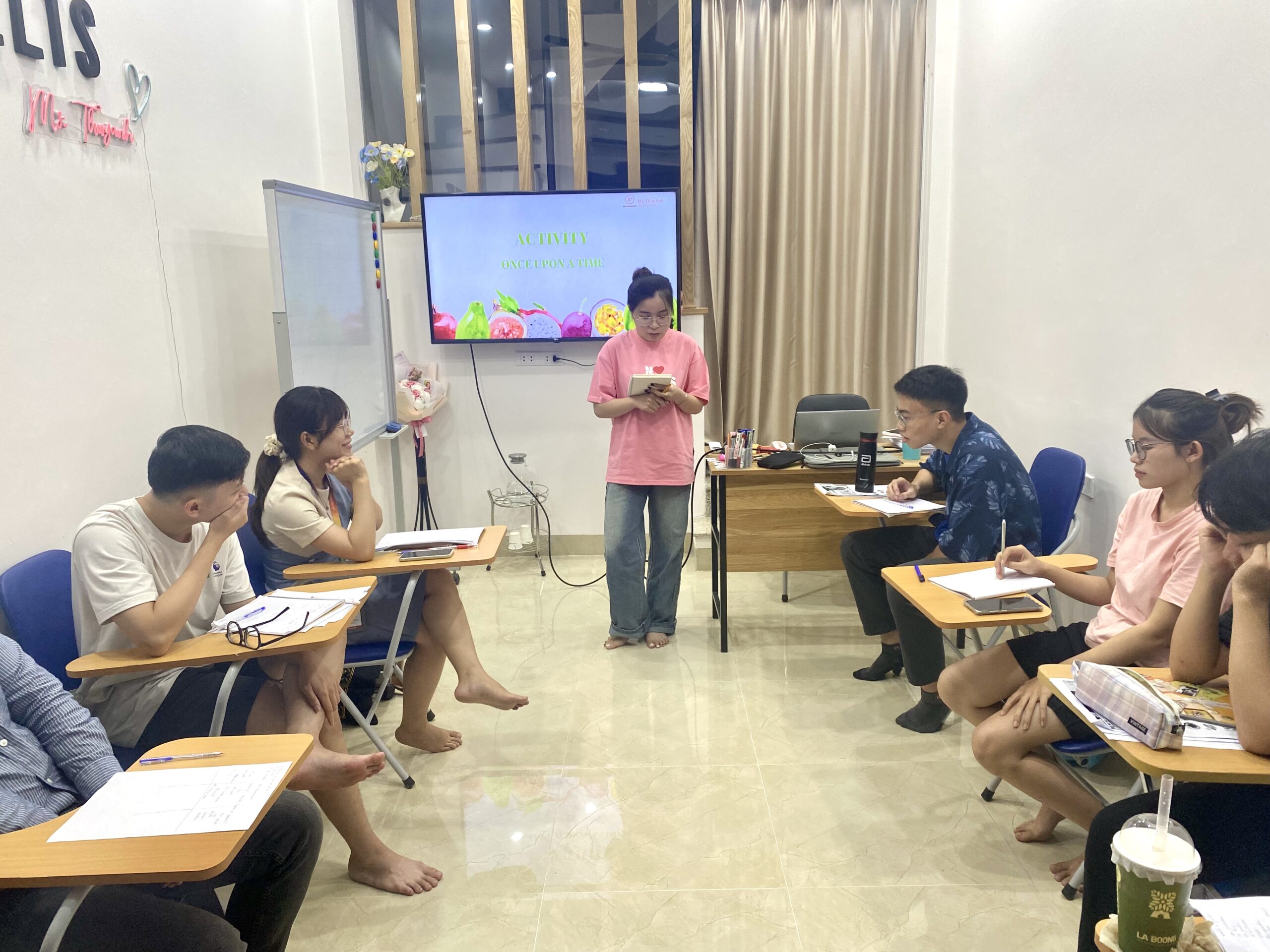hoc sinh ielts thuyet trinh hieu qua