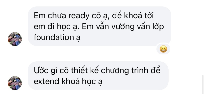 feedback lớp học ielts foundation 5