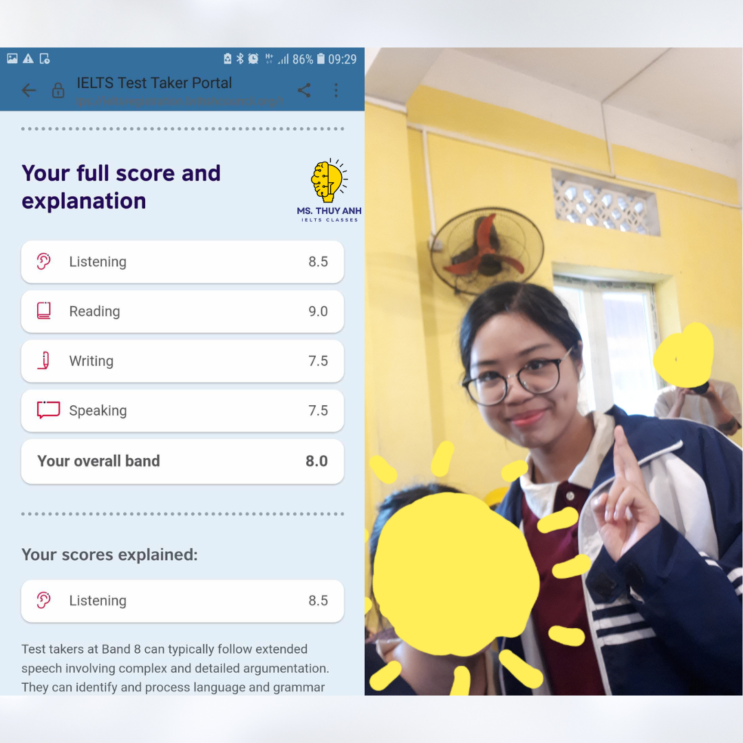 Cách đạt 8.0 IELTS Writing task 2- Chia sẻ kinh nghiệm thi IELTS siêu tâm huyết từ Như Quỳnh